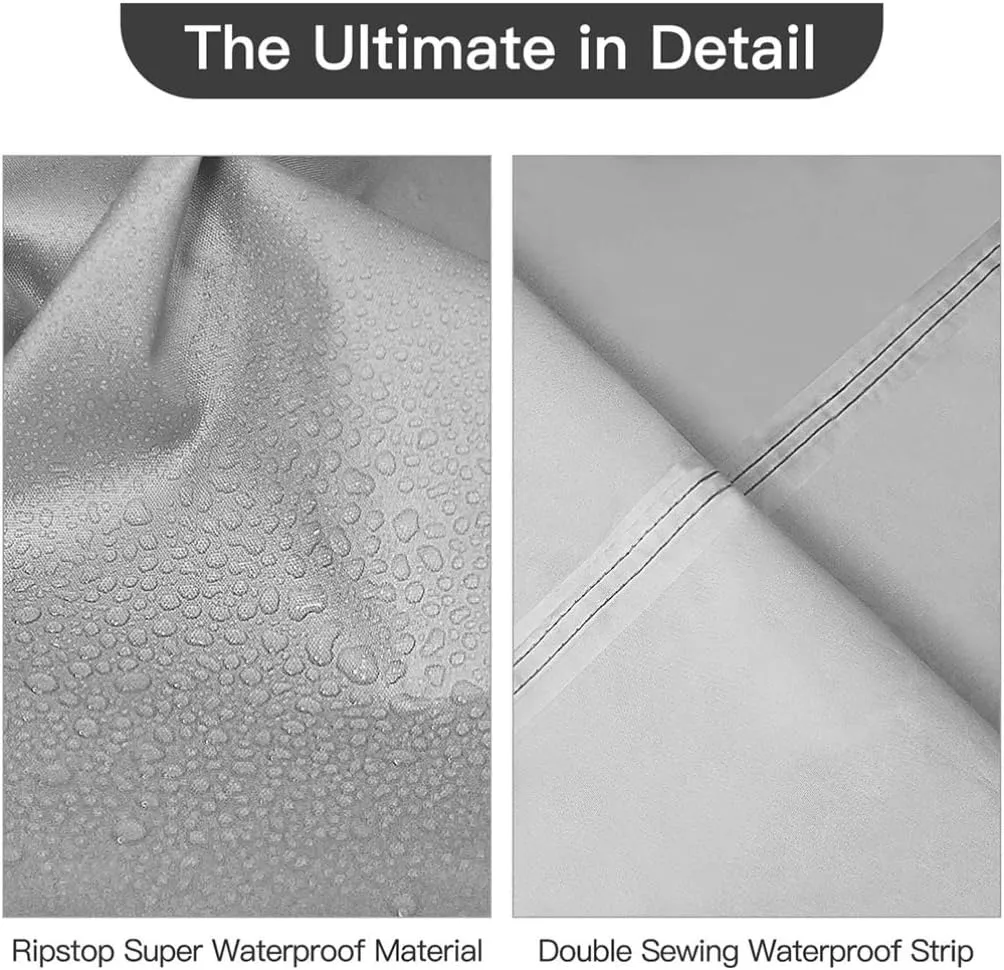 Wakauto Waterproof Bike Cover, Cycling Bicycle Dustproof Cover Waterproof Outdoor Mountain Bike Raincover Electric Vehicle Bike Protect Cover for Outdoor Size (S, Silver)