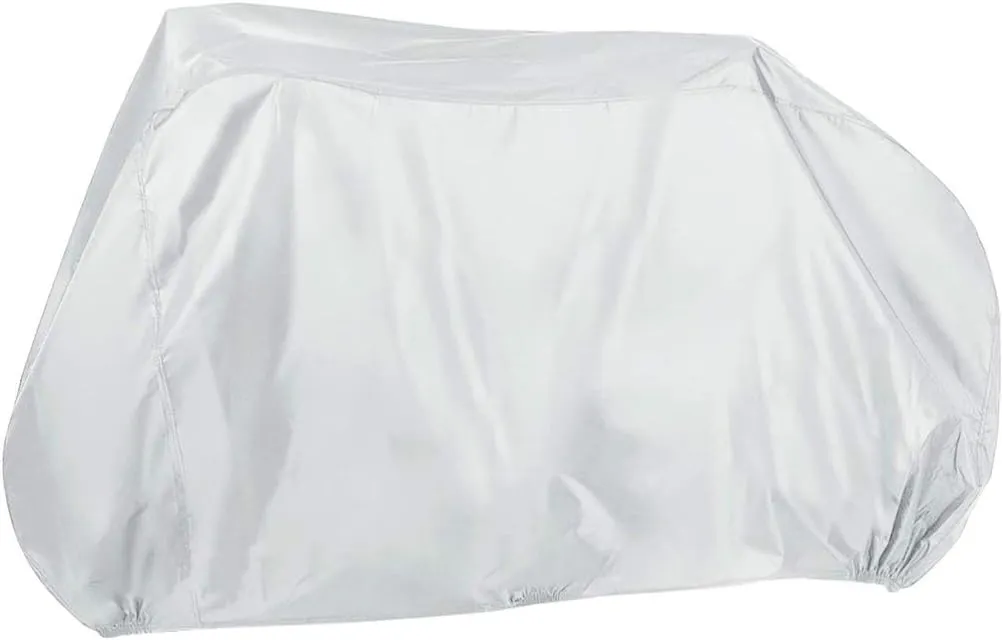 Wakauto Waterproof Bike Cover, Cycling Bicycle Dustproof Cover Waterproof Outdoor Mountain Bike Raincover Electric Vehicle Bike Protect Cover for Outdoor Size (S, Silver)