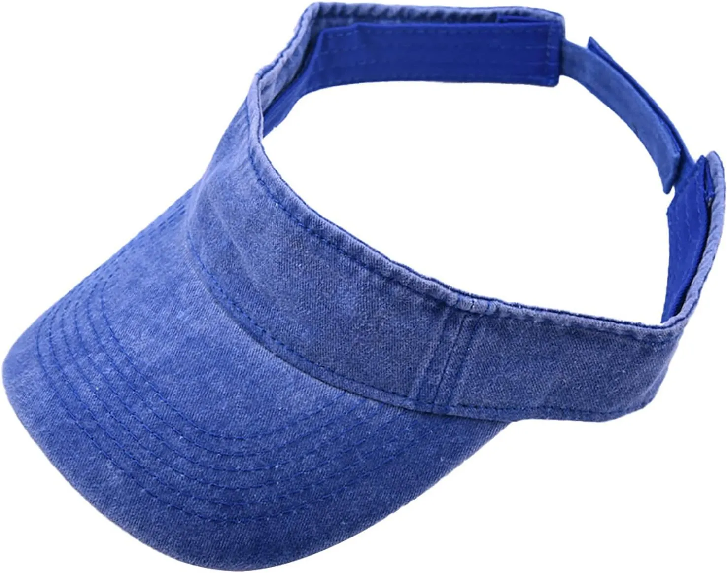 Washed Distressed Sun Visors for Women Men, Plain Sports Sun Hat Outdoor Beach Cap Sun Protection
