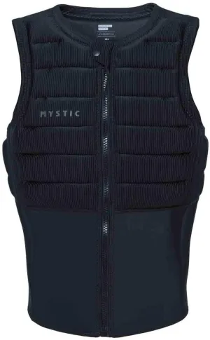 Watersports - Surf Kitesurf & Windsurfing Mens Majestic Front Zip Impact Vest Top - Black - Easy Stretch