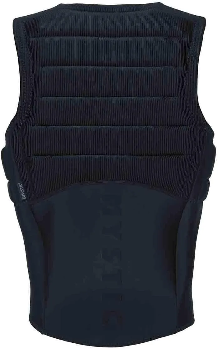 Watersports - Surf Kitesurf & Windsurfing Mens Majestic Front Zip Impact Vest Top - Black - Easy Stretch