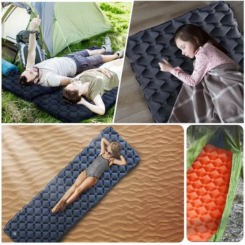 WEST TUNE Camping Sleeping Pad Ultralight Inflatable Mattress for Outdoor Use