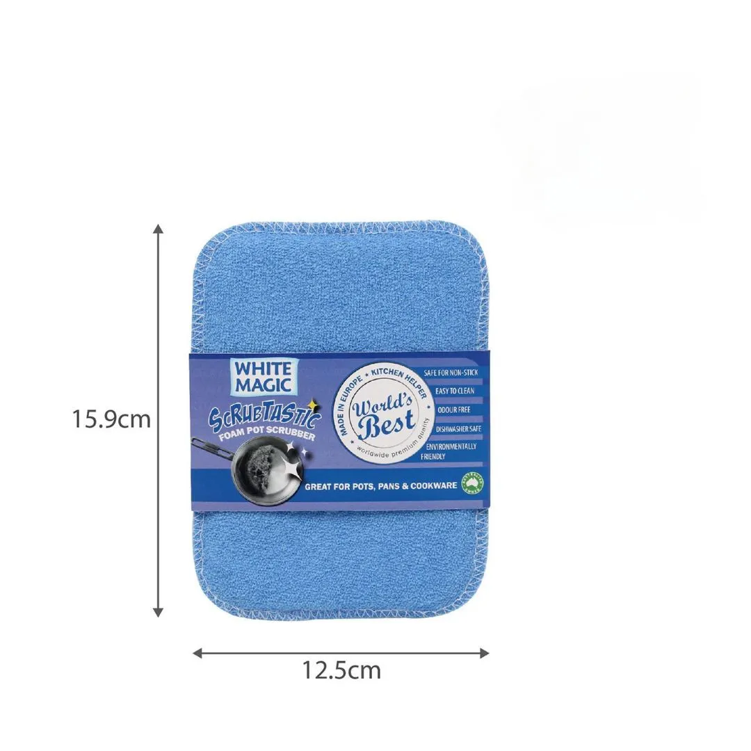 White Magic Scrubtastic Foam Pot Scrubber
