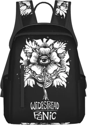 Widespread Music Panic Stylish Backpack Multi-functional and Lightweight Bag Travel Outdoor Activities Adjustable Shoulder Straps Daypacks