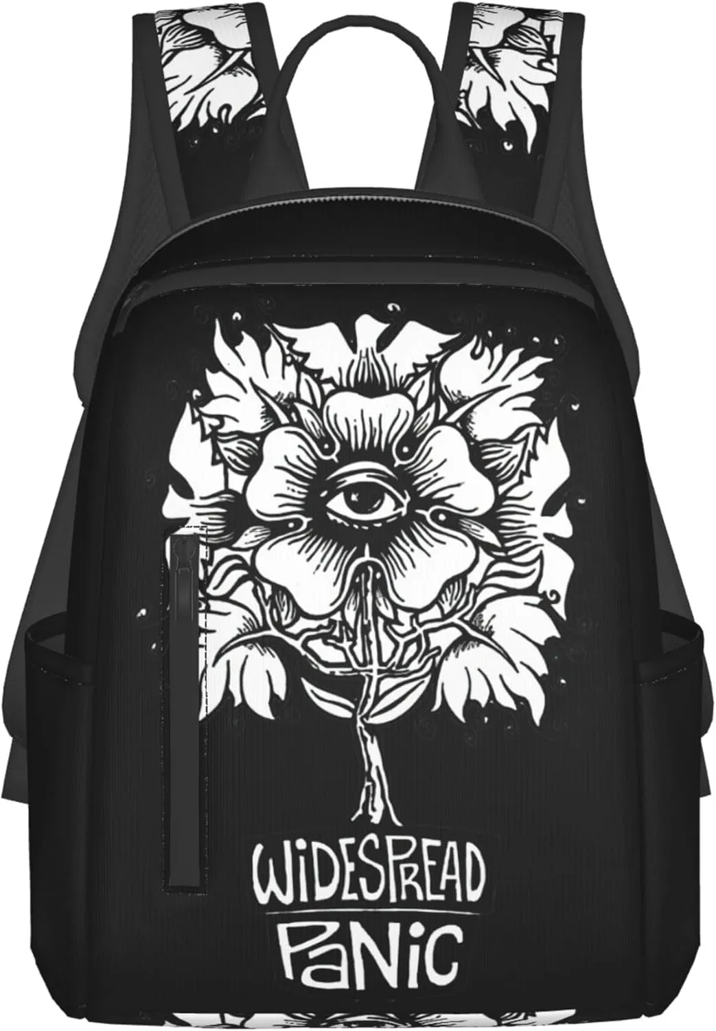 Widespread Music Panic Stylish Backpack Multi-functional and Lightweight Bag Travel Outdoor Activities Adjustable Shoulder Straps Daypacks