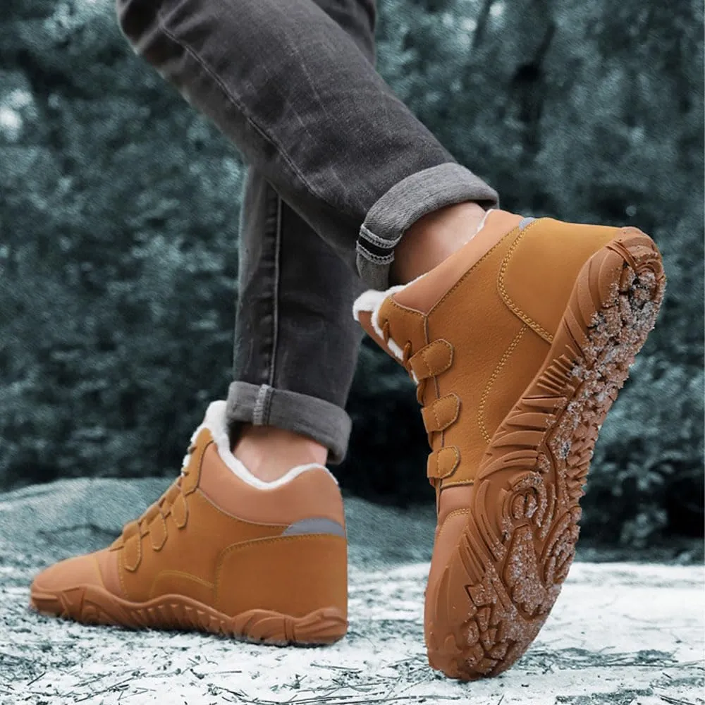 Winter Glacia Barefoot Shoes for Men Women, 2025 New Winter Barefoot Shoes Non-Slip Warm Walking Comfortable