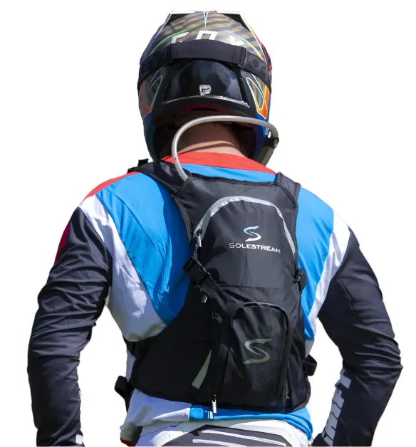 Wireless Hydration System and Hydration Backpack for Motobike/Pushbike - Solestream Gen2