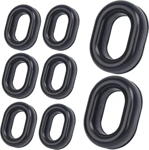 WODASEN 4-Pairs Replacement Gel Ear Pads for David Clark H10-60 H10-20 H10-30 Aviation Headset Cushions Hearing Protectors Headphones Covers with Noise Isolation Soft Memory Foam Pad (4 Pack)