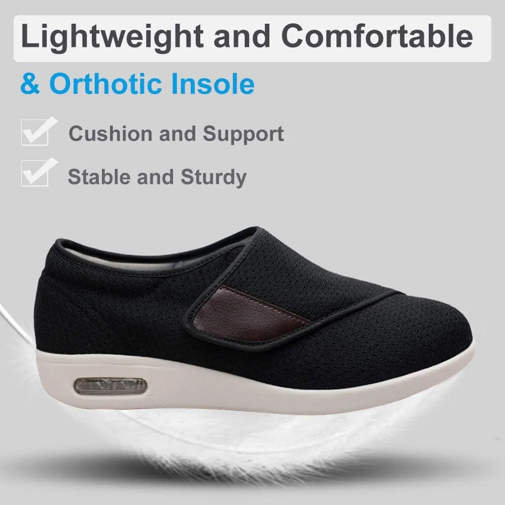 Women's Extra Wide Diabetic Shoes with Arch Support, Adjustable Closure, and Extra Cushioning for Pain Relief