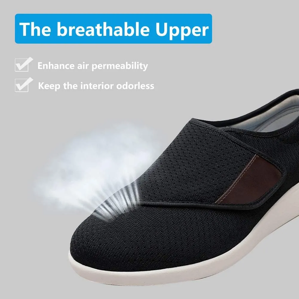 Women's Extra Wide Diabetic Shoes with Arch Support, Adjustable Closure, and Extra Cushioning for Pain Relief