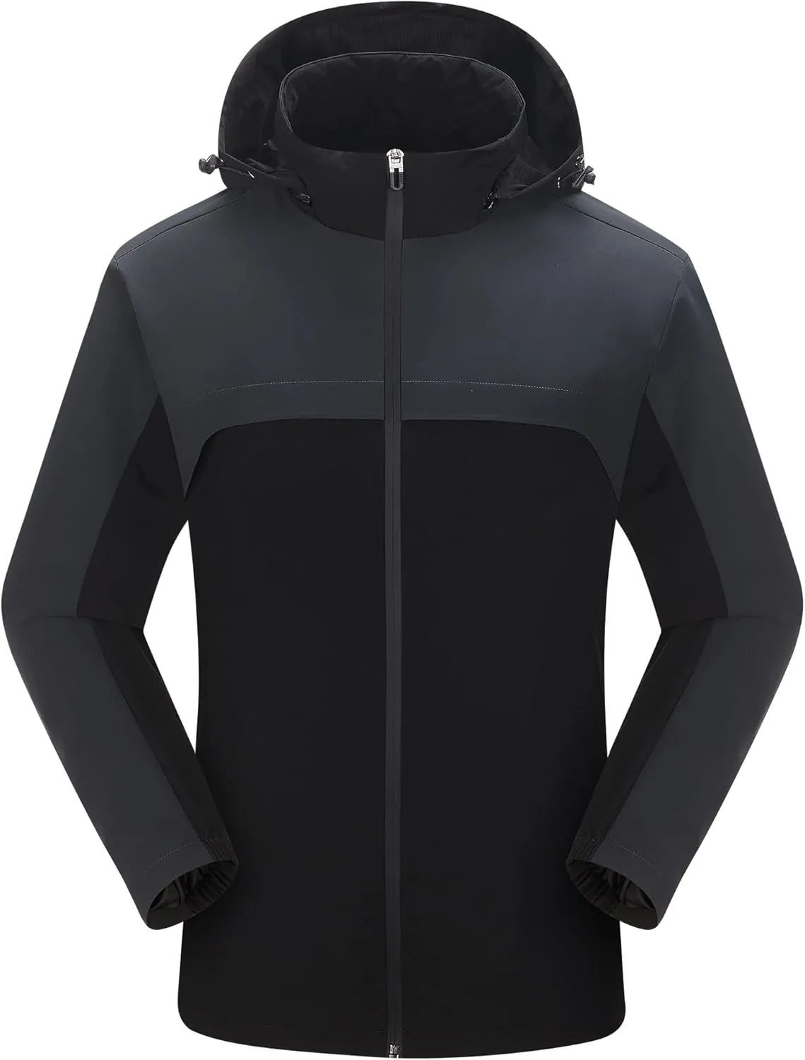 Women's Hooded Jacket Waterproof Breathable Spring Windproof Warm Jacket Lightweight Women