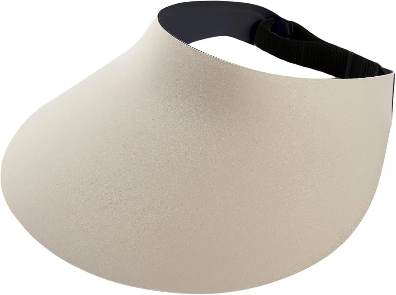 Women's Sun Visor Hat Wide Brim Sport Visor Adjustable Tennis Golf Visor Summer Ponytail Beach Sun Cap UPF50 