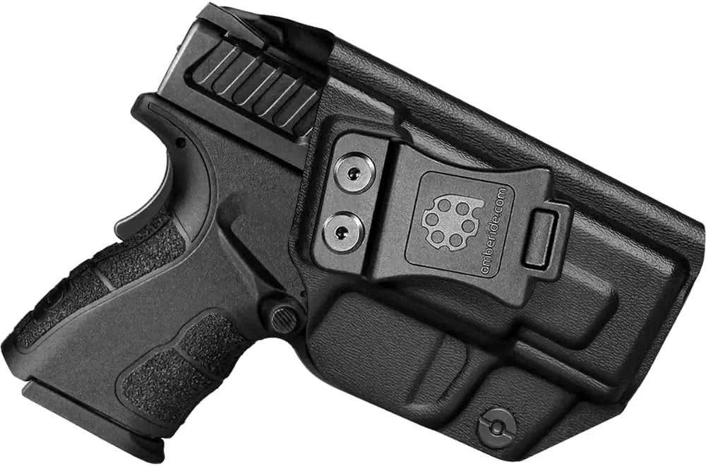 XD MOD 2 Holster IWB Kydex Holster Fit: Springfield XD MOD.2-3" Sub-Compact 9MM / .40 S&W Pistol - Inside Waistband Concealed Carry - Adj. Cant & 'Posi-Click' Retention - No Wear or Jitter - US Made