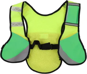 XPSSJMU Reflective Vest Running Gear Elastic Multifunction Reflective Vest for Night Riding Sports Breathable Reflective Waistcoat