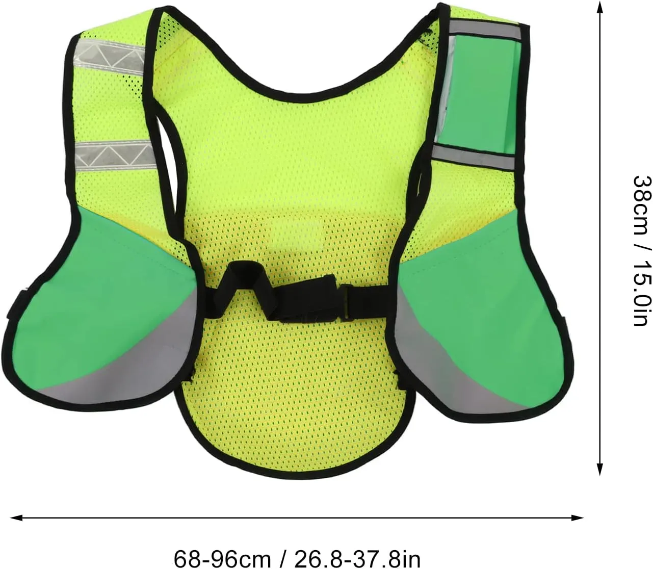 XPSSJMU Reflective Vest Running Gear Elastic Multifunction Reflective Vest for Night Riding Sports Breathable Reflective Waistcoat
