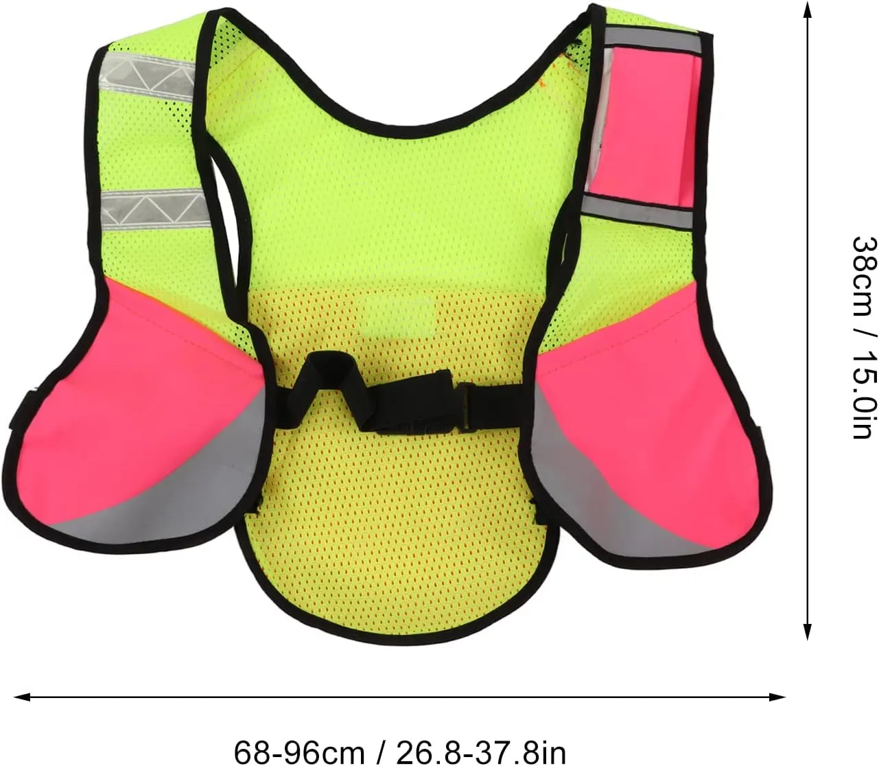 XPSSJMU Reflective Vest Running Gear Elastic Multifunction Reflective Vest for Night Riding Sports Breathable Reflective Waistcoat