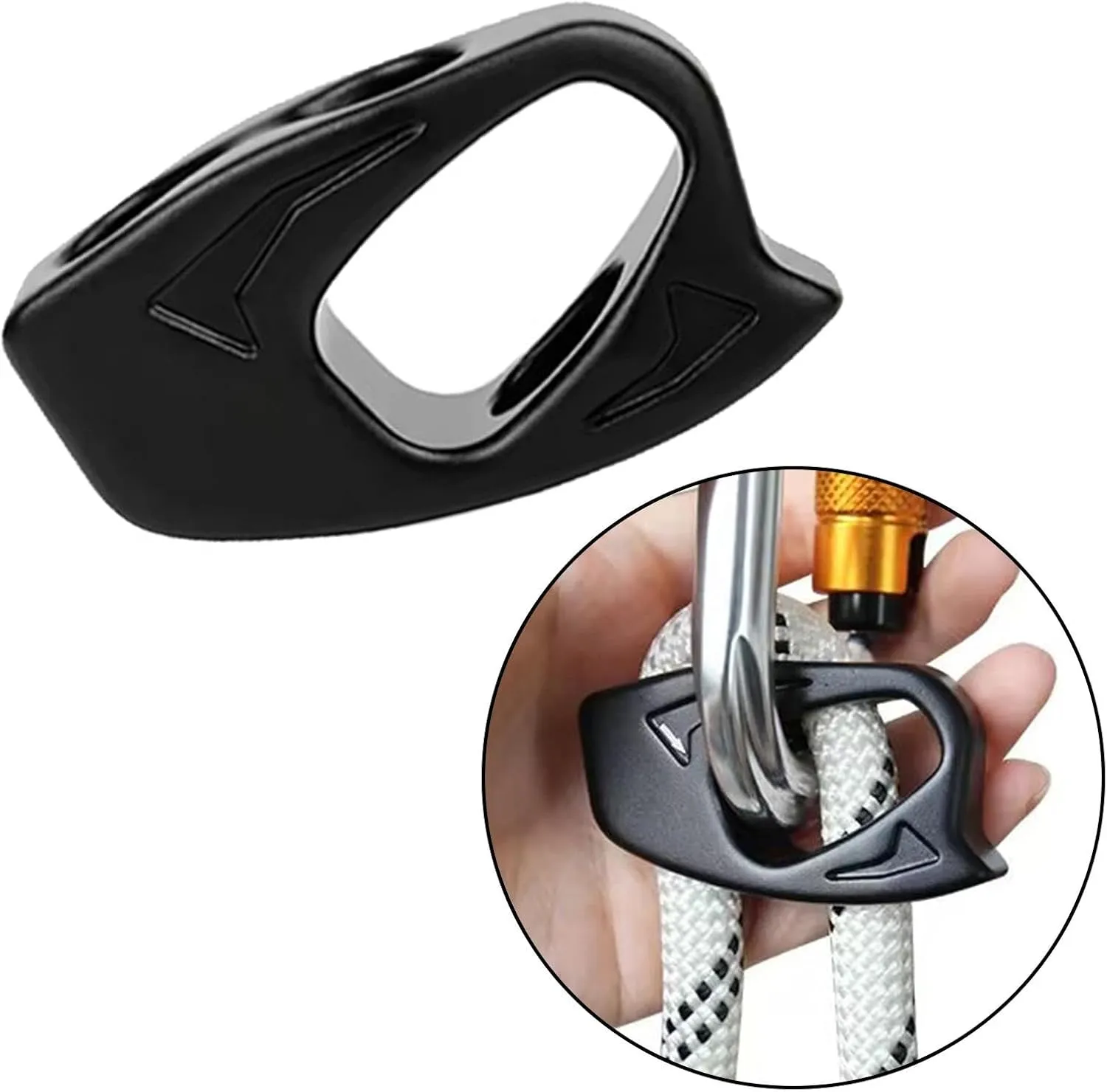 Yiju Climbing Arrestor Ascender Rappelling Gear 8.9kN Rope Grip Clamp Supplies Lightweight Fall Protection for Mountaineering