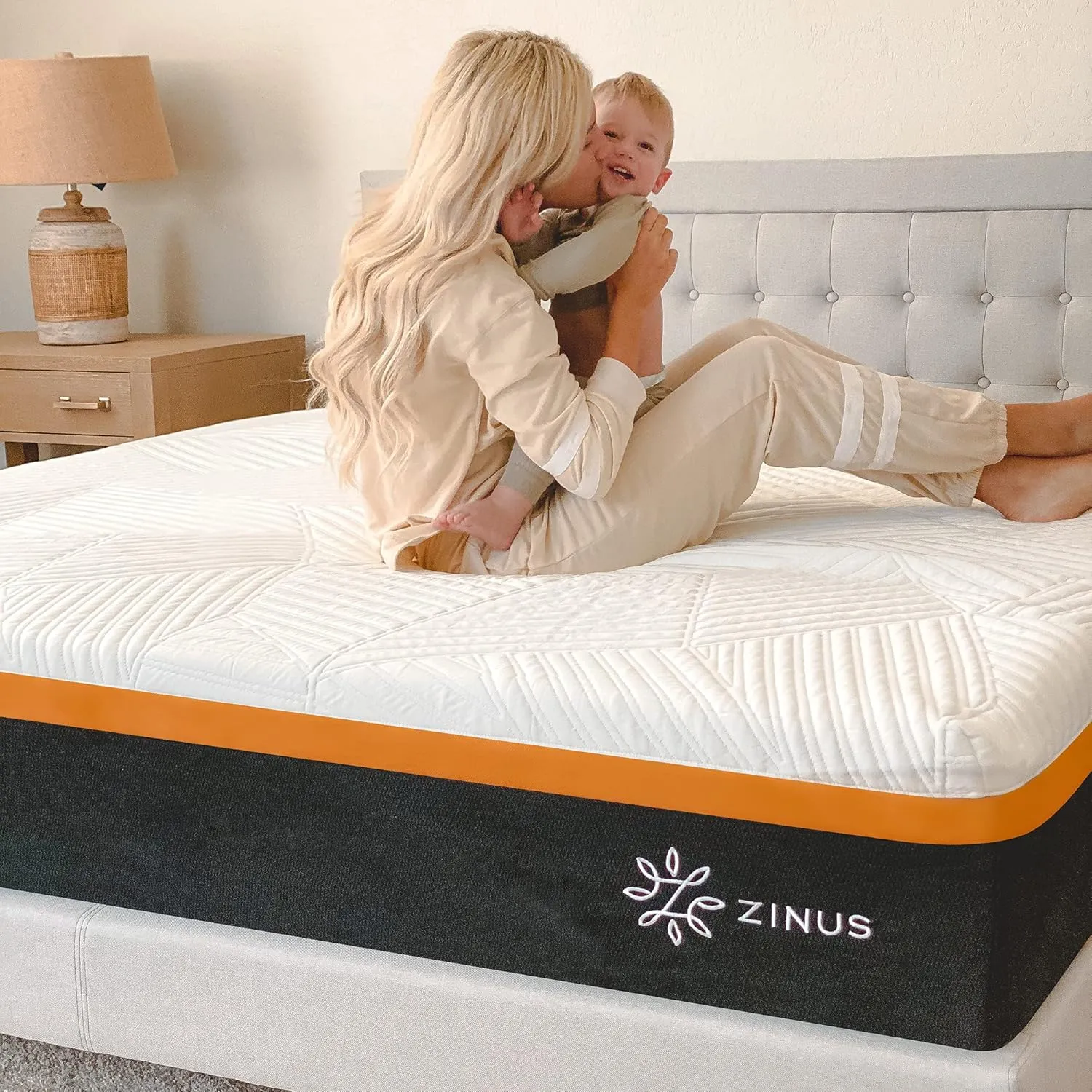 ZINUS 10 Inch Cooling Copper ADAPTIVE Pocket Spring Hybrid Mattress, King, Moisture Wicking Cover, Cooling Foam, Pocket Innersprings for Motion Isolation, Mattress in A Box