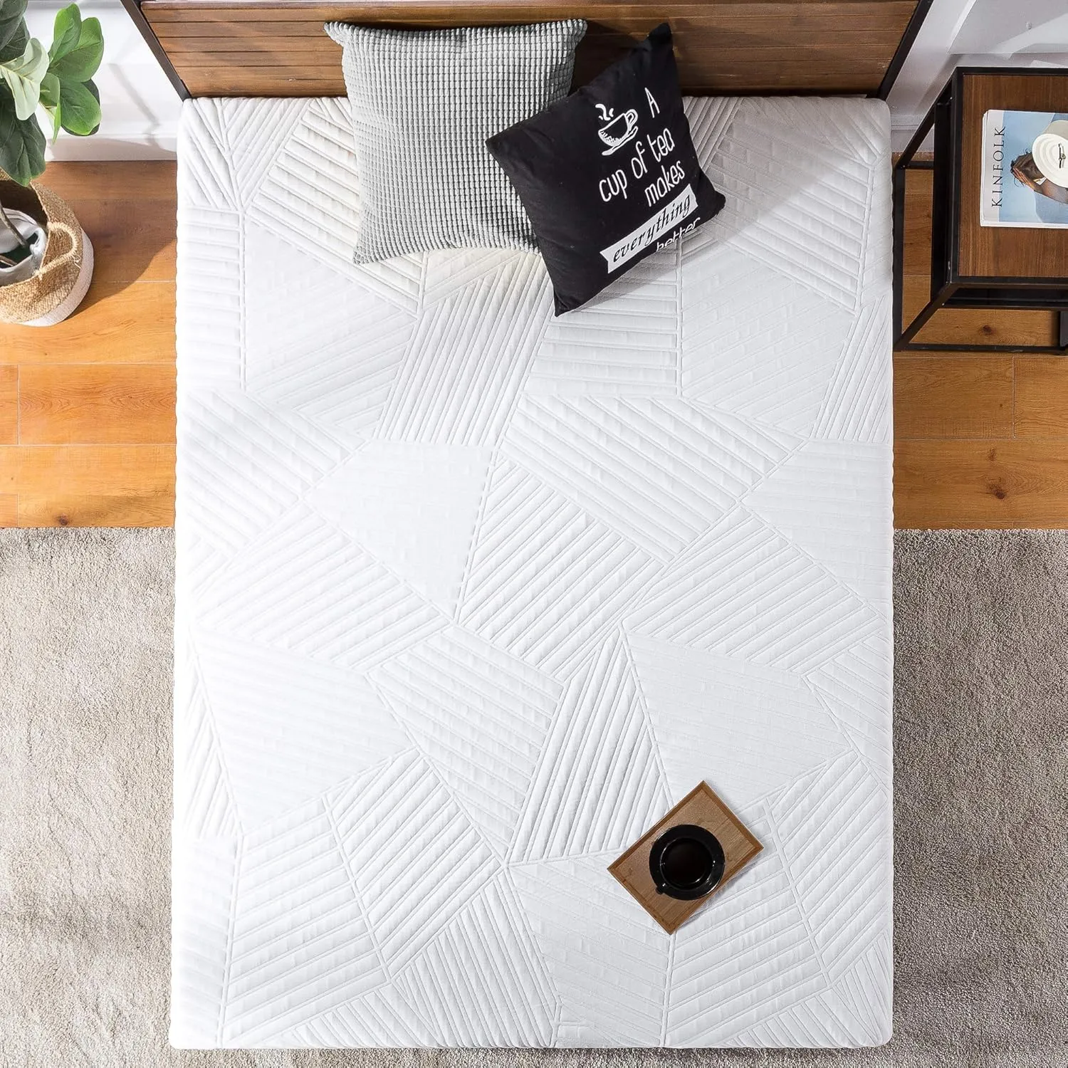 ZINUS 10 Inch Cooling Copper ADAPTIVE Pocket Spring Hybrid Mattress, King, Moisture Wicking Cover, Cooling Foam, Pocket Innersprings for Motion Isolation, Mattress in A Box