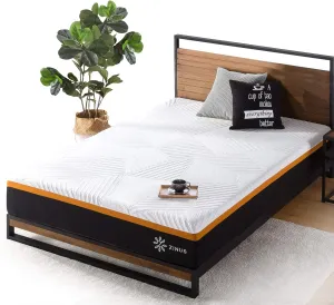 ZINUS 10 Inch Cooling Copper ADAPTIVE Pocket Spring Hybrid Mattress, King, Moisture Wicking Cover, Cooling Foam, Pocket Innersprings for Motion Isolation, Mattress in A Box