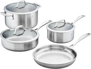 ZWILLING Spirit Stainless Stainless Steel Cookware Set, 7-pc
